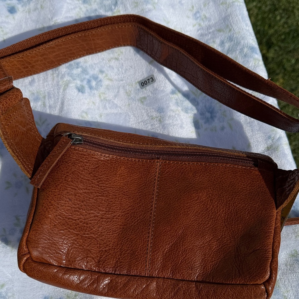 Brown Leather Belt Bag - Picture 5 of 8